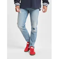 lässige Tommy Jeans Herren Jeans Slim Fit Stretch mit Baumwolle Blau - 30/34