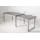 Gardissimo Faro Ausziehtisch 160-260 x 90 x 76 cm Silber