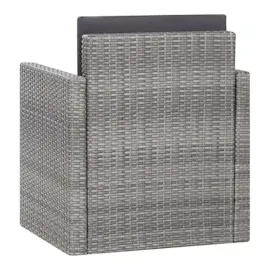 vidaXL Gartensessel 65 x 65 x 74 cm grau