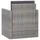 vidaXL Gartensessel 65 x 65 x 74 cm grau