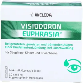Weleda Visiodoron Euphrasia Augentropfen 10 x 0,4 ml