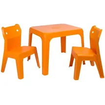 garbar Jan Cat Kindersitzgruppe Tisch Mit Stühlen - Orange - One Size