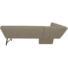 OTTO home Eckbank OTTO HOME "Oregon Küchenbank, Polsterbank, Esszimmerbank, 177x140 cm", grau, B:177cm H:90cm T:140cm, Massivholz, Metall, Polyester, Sitzbänke, Eckbank, Moderne Bank und Farben, Sitzplatzanzahl: 4/5, Frei in Raum stellbar