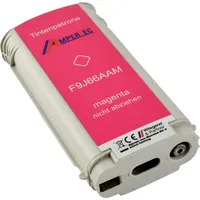 Ampertec Kompatible Tinte ersetzt HP F9J66A 728 magenta