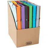 IDENA Eco Ringbücher DIN A4 25 mm Mehrfarbig 12 St.