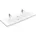 Schrank-Waschtisch mit Überlauf Weiß Alpin