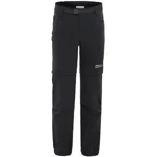 Jack Wolfskin Unisex Kinder Active Zip Off Pants K Wanderhose, Schwarz, 152