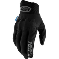 100% Unisex – Erwachsene, Cognito SMART Shock Motocross Gloves, Schwarz, S