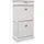 vidaXL Schuhschrank 50 x 98 x 28 cm weiß / weiß