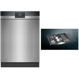 Siemens iQ300 SN43ESS2BD Einbau-Geschirrspüler (unterbaufähig, 598 mm breit, Edelstahl)