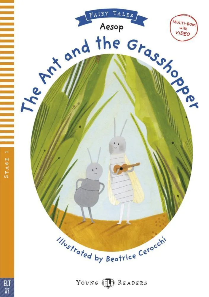 The Ant And The Grasshopper  M. Multi-Rom - Aesop  Geheftet