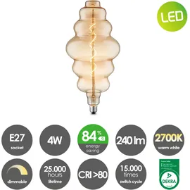 Besselink licht LED Wolke 4W E27 2200K dimmbar