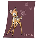 Hti-Living Decke 75 x 100 cm Bambi Kuscheldecke Kinder