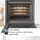 Bosch Herdset Bosch Backofen PYROLYSE + Beko Induktionskochfeld PowerBoost CombiZone autark 80cm
