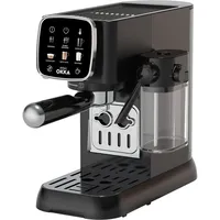 Arzum OK0032-0500 Espressomaschine mit Siebträger Chrom mit Milchbehälter, mit