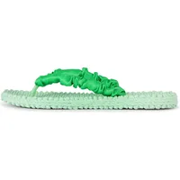 Ilse Jacobsen Damen Zehentrenner mit Rüschen CHEERFUL06 Air Rubbe (bright green, EU Schuhgrößensystem, Erwachsene, Damen, Numerisch, M, 38) - 38 EU