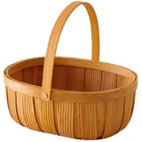 Geflochtener Brotkorb Mit Griffen, Landhaus-organizer, Blumenmädchenkorb, Obstkorb Für Süßigkeiten, Hochzeitsfeier, Obst-l