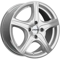 Ronal R56 6x15 ET50 4x100 68, kristallsilber