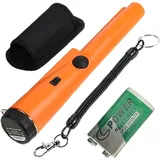 Metallsuchgerät,360° Scan Tragbar Metalldetektor,Metalldetektor Pinpointer für die Metallsuche, Schatzsuche,LED,Wasserdichten Werkzeugzubehör,Metallsuchgerät für Erwachsene und Kinder