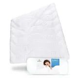 Third of Life Ganzjahresdecke "BLANCO" mit Sanitized®-Schutz für eine hygienischen Schlaf | Gr.: 155x220 cm