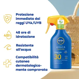 NIVEA Sun Sonnenschutzspray Protect & Hydrate Spray LSF 30 270 ml