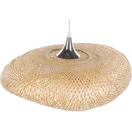Beliani Boyne 3-flg. 80 cm Holz/Hellbraun