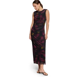 Zero A-Linien-Kleid Schwarz/Rot 42
