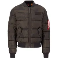 Alpha Industries »Alpha Industries Men - Bomber Jackets MA-1 Puffer camo, Größe M