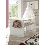 Begabino Babybett PAULA, - weiß