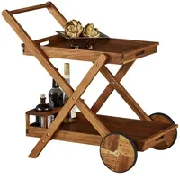 Gartenundmoebel.de Servierwagen Genua ¦ holzfarben ¦ Maße (cm): B: