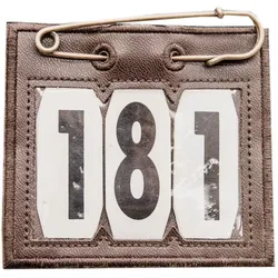 Kentucky Horsewear Startnummer PVC mit Sicherheitsnadel