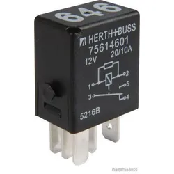 HERTH&BUSS Multifunktionsrelais, 12 V, 10 - 20 A, 5 pins, Widerstand - 75614601