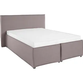 LeGer Home by Lena Gercke Polsterbett »Isaline« wahlweise ohne Matratze oder mit 3 Matratzenarten, Kopfteilhöhe 107 cm grau