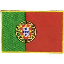 Velcro-Patch Portugiesische Flagge Elitex Training SCHWARZ No Size