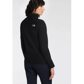 The North Face Damen 100 Glacier 1/4 Zip Pullover (Größe M, schwarz)