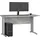 Akord Pc-schreibtisch Akord Bm135 In Der Farbe Beton B135 X H76 X T60 Cm