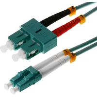 helos 3m OM3 LC/SC InfiniBand/Glasfaserkabel Türkis