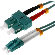 helos 3m OM3 LC/SC InfiniBand/Glasfaserkabel Türkis