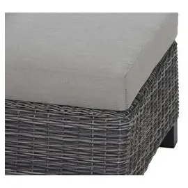 Siena Garden Hocker Corido Aluminium 63 x 45 x 61 cm Dunkelgrau