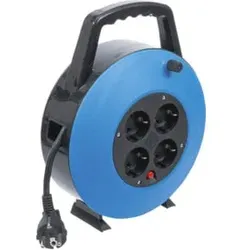 BGS Do it yourself Kabelbox 10 m 3 x 1,5 mm2 4 Steckdosen IP 20 3000 W