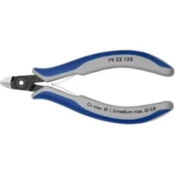 KNIPEX 79 22 120 Präzisions-Elektronik-Seitenschneider brüniert 120 mm