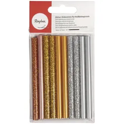 Rayher Heißklebesticks Glitter gold, kupfer, silber