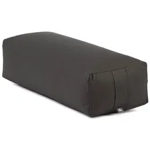 Bodhi Salamba (rechteckig) Yoga-Bolster ECO, Dinkelhülsen Anthrazit grau No Size