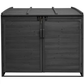 MCW Mülltonnenverkleidung MCW-H75 120 x 137 x 104 cm anthrazit