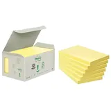 Post-it Haftnotizen Recycling, 127 x 76 mm, gelb