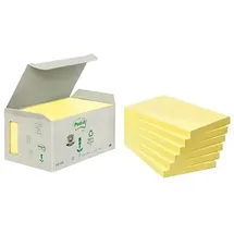 Post-it Haftnotizen Recycling, 127 x 76 mm, gelb