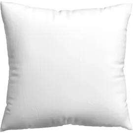 schlafgut Kissenbezug Knitted Jersey 80 x 80 cm Weiß
