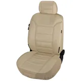 Walser Autositzbezug Billy aus echtem Leder beige ZIPP-IT 2 teilig