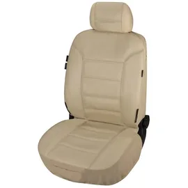 Walser Autositzbezug Billy aus echtem Leder beige ZIPP-IT 2 teilig