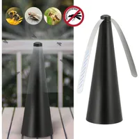 Cepewa Fliegenwedler │ 9x26cm schwarz batteriebetrieben │ Insektenabwehr ohne